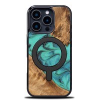 Bewood Resin Case for Apple iPhone 16 Pro - Turquoise with MagSafe