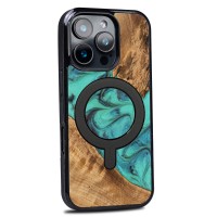 Bewood Resin Case for Apple iPhone 16 Pro - Turquoise with MagSafe