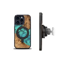 Bewood Resin Case for Apple iPhone 16 Pro - Turquoise with MagSafe