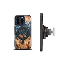 Bewood Resin Case for Apple iPhone 16 Pro - Planets - Earth with MagSafe