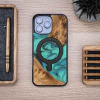 Bewood Resin Case for Apple iPhone 16 Pro Max - Turquoise with MagSafe