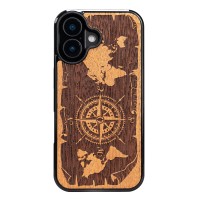 Apple iPhone 16 Compass Merbau Bewood Wood Case