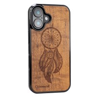 Drewniane Etui Bewood do iPhone 16 ŁAPACZ SNÓW IMBUIA