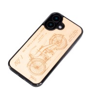 Drewniane Etui Bewood do iPhone 16 HARLEY PATENT ANIEGRE