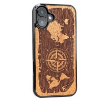 Apple iPhone 16 Plus Compass Merbau Bewood Wood Case