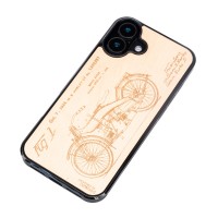 Drewniane Etui Bewood do iPhone 16 Plus HARLEY PATENT ANIEGRE