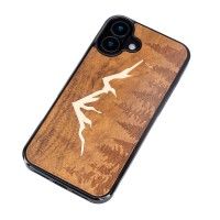 Apple iPhone 16 Plus Mountains Imbuia Bewood Wood Case