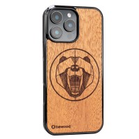 Drewniane Etui Bewood do iPhone 16 Pro NIEDŹWIEDŹ MERBAU