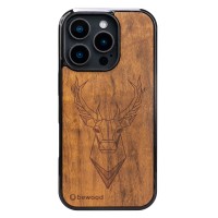 Apple iPhone 16 Deer Imbuia Bewood Wood Case