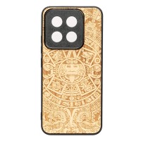 Drewniane Etui Bewood do Xiaomi 14T KALENDARZ AZTECKI ANIEGRE