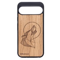 Google Pixel 9/9 Pro Wolf Oak Bewood Wood Case