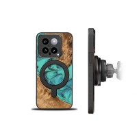 Bewood Resin Case for Xiaomi 14T - Turquoise with MagSafe