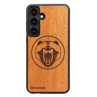 Drewniane Etui Bewood do Samsung Galaxy S24 FE 5G NIEDŹWIEDŹ MERBAU