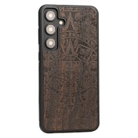 Samsung Galaxy S24 FE Aztec Calendar Ziricote Bewood Wood Case