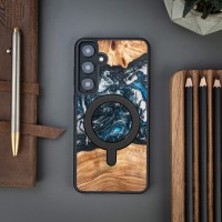 Bewood Resin Case for Samsung Galaxy S24 FE - Planets - Earth with MagSafe