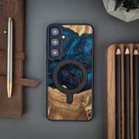 Bewood Resin Case for Samsung Galaxy S24 FE - Planets - Neptune with MagSafe