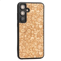 Drewniane Etui Bewood do Samsung Galaxy A35 5G KWIATY POLNE ANIEGRE