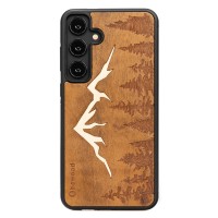 Samsung Galaxy A35 5G Mountains Imbuia Bewood Wood Case