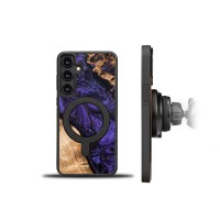 Bewood Resin Case for Samsung Galaxy A35 5G - Violet with MagSafe