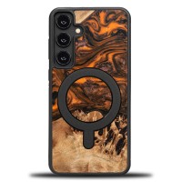 Bewood Resin Case for Samsung Galaxy A35 5G - Orange with MagSafe