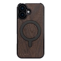 Drewniane Etui Bewood do iPhone 16 DĄB WĘDZONY z MagSafe