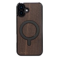 Apple iPhone 16 Plus Smoked Oak Bewood Wood Case with MagSafe