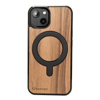 Apple iPhone 15 American Walnut Bewood Wood Case with MagSafe