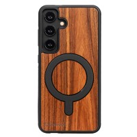 mini: Drewniane Etui Bewood do Samsung Galaxy S25 PALISANDER SANTOS z MagSafe (1)