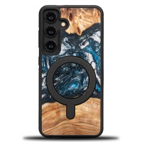 mini: Bewood Resin Case for Samsung Galaxy S25 - Planets - Earth with MagSafe (1)
