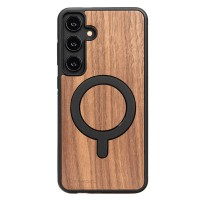 mini: Samsung Galaxy S25 Plus American Walnut Bewood Wood Case with MagSafe (1)