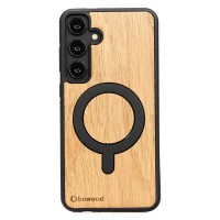 mini: Drewniane Etui Bewood do Samsung Galaxy S25 Plus DĄB z MagSafe (1)