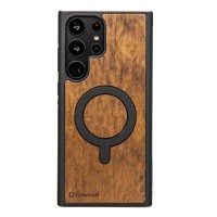 mini: Drewniane Etui Bewood do Samsung Galaxy S25 Ultra IMBUIA z MagSafe (1)