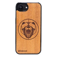 mini: Apple iPhone 16e Bear Merbau Bewood Wood Case (1)