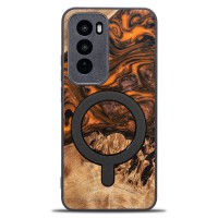 mini: Bewood Resin Case for Oppo Reno 12 Pro 5G - Orange with MagSafe (1)