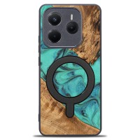 mini: Bewood Resin Case for Xiaomi Redmi Note 14 5G - Turquoise with MagSafe (1)