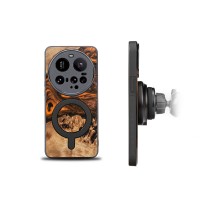 mini: Bewood Resin Case for Xiaomi 15 Ultra - Orange with MagSafe (2)