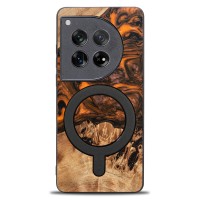 mini: Bewood Resin Case for OnePlus 12 - Orange with MagSafe (1)