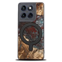 mini: Bewood Resin Case for Motorola Edge 60 / 60 Fusion - Planets - Pluto with MagSafe (1)
