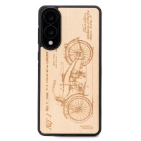 mini: Drewniane Etui Bewood do Samsung Galaxy S25 Edge HARLEY PATENT ANIEGRE (1)