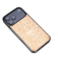 mini: Apple iPhone 17 Pro Max Aztec Calendar Anigre Bewood Wood Case (3)