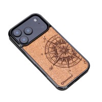 mini: Drewniane Etui Bewood do iPhone 17 Pro TRAVELER MERBAU (3)