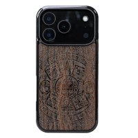 mini: Apple iPhone 17 Pro Aztec Calendar Ziricote Bewood Wood Case (1)
