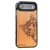 mini: Drewniane Etui Bewood do iPhone Air CAT LOVER MERBAU (2)