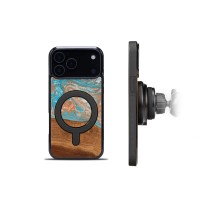 mini: Etui Bewood Unique do iPhone 17 Pro Max - Planets - Saturn z MagSafe (3)