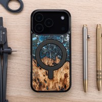 mini: Bewood Resin Case for Apple iPhone 17 Pro - Planets - Earth with MagSafe (4)