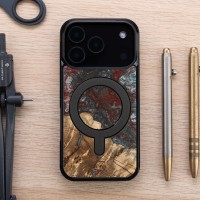 mini: Etui Bewood Unique do iPhone 17 Pro - Planets - Pluton z MagSafe (4)