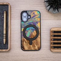 mini: Etui Bewood Unique do iPhone 17 - Planets - Merkury z MagSafe (4)