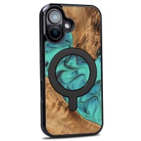 mini: Etui Bewood Unique do iPhone 17 - Turquoise z MagSafe (2)