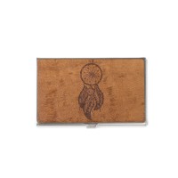 mini: Business Card Holder Inox Dreamcatcher Imbuia (2)
