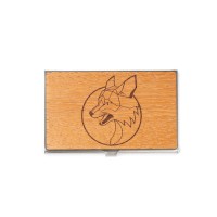 mini: Business Card Holder Inox Fox  Merbau (2)